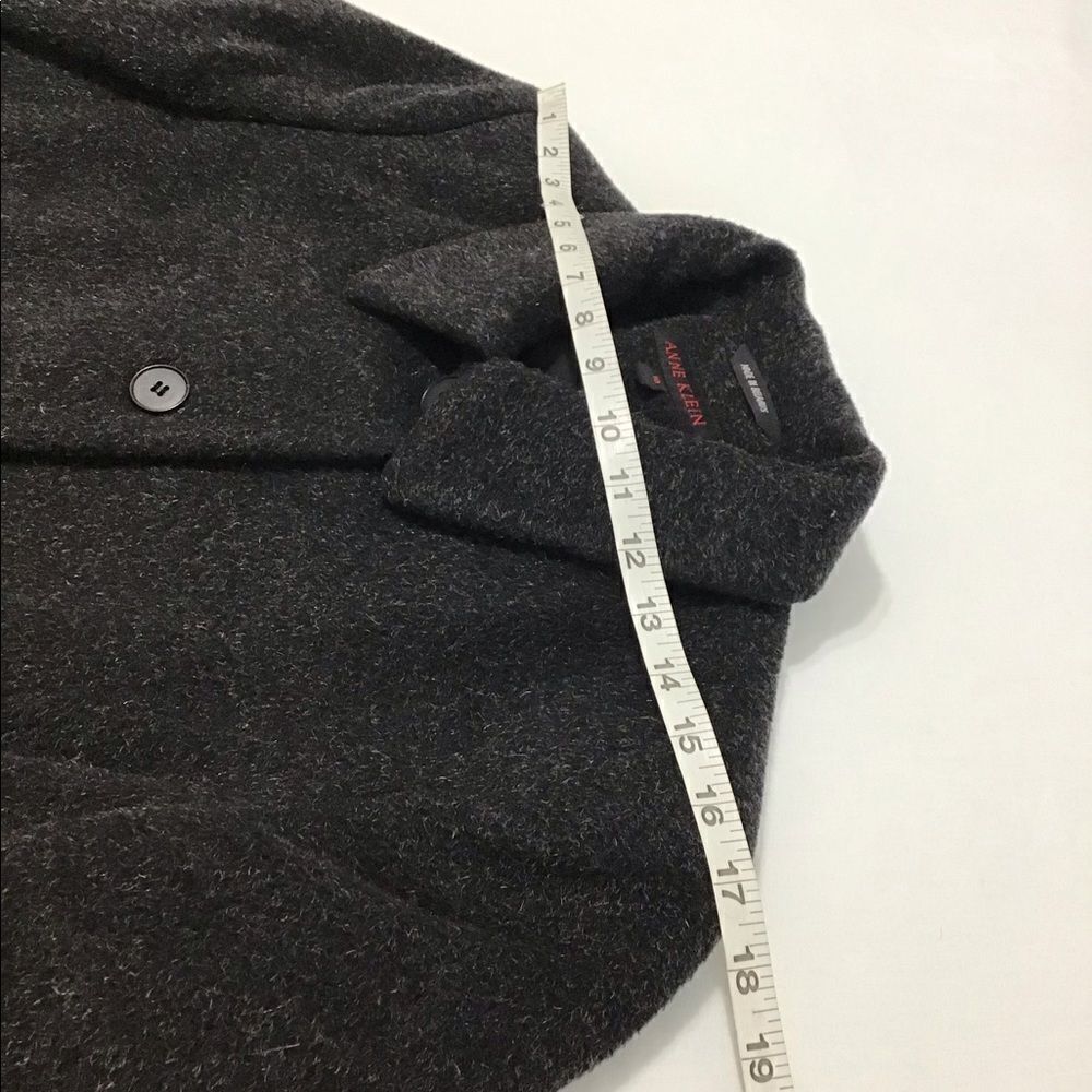 Anne Klein Single Breasted Wool/Mohair Walker Coat Good PreOwned Condition Sz 10 - Picture 12 of 15